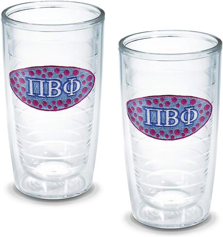 Tervis Sorority Delta Made in USA Double Walled Insulated Tumbler, 16oz 2pk, Primary Logo in Saudi Arabia