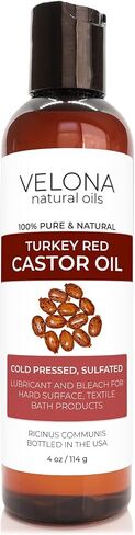 velona Castor Oil Turkey Red 2 fl oz | 100% Pure and Natural Carrier Oil | Cold Pressed | Hair, Body and Skin Care | Use Today - Enjoy Results in Saudi Arabia