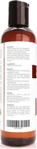 velona Castor Oil Turkey Red 2 fl oz | 100% Pure and Natural Carrier Oil | Cold Pressed | Hair, Body and Skin Care | Use Today - Enjoy Results in Saudi Arabia