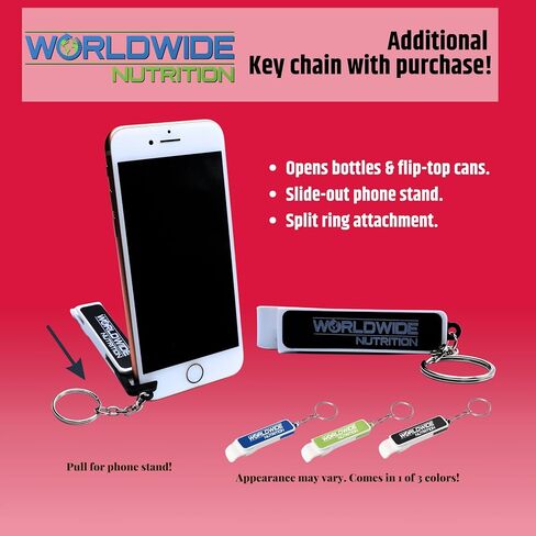 Worldwide Nutrition Bundle Compatible with Kyolic Aged Garlic Extract Formula 109 Capsules - Odorless 80 Capsules with Multi-Purpose Key Chain in Saudi Arabia