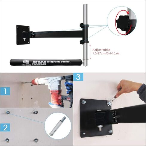 Wall Mount MMA Boxing Speed Trainer Punching Spinning Bar in Saudi Arabia