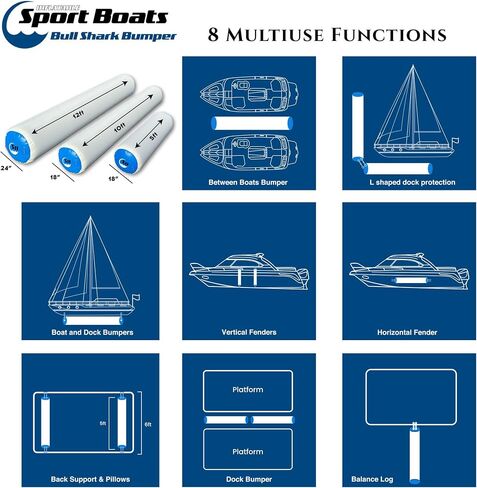 Inflatable Sport Boats - Inflatable Bull Shark Bumper Fender in Saudi Arabia