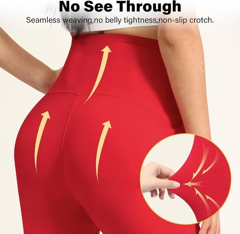 Women's Flare Yoga Pants - Crossover High Waisted Bootcut Leggings Bell Bottom Jazz Dress Pants Workout Gym Leggings in Saudi Arabia