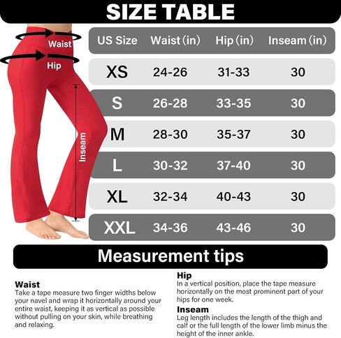 Women's Flare Yoga Pants - Crossover High Waisted Bootcut Leggings Bell Bottom Jazz Dress Pants Workout Gym Leggings in Saudi Arabia