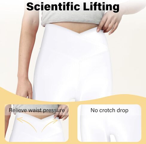 Women's Flare Yoga Pants - Crossover High Waisted Bootcut Leggings Bell Bottom Jazz Dress Pants Workout Gym Leggings in Saudi Arabia