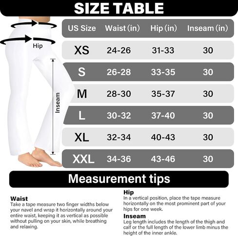 Women's Flare Yoga Pants - Crossover High Waisted Bootcut Leggings Bell Bottom Jazz Dress Pants Workout Gym Leggings in Saudi Arabia
