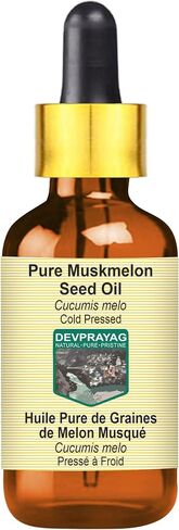 Pure Muskmelon Seed Oil (Cucumis melo) with Glass Dropper Cold Pressed 5ml (0.16 oz) in Saudi Arabia