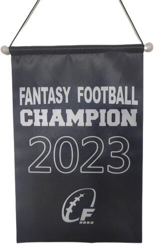 Fantasy Football Championship Banner Flags Trophy, 8.7 x 13.2 Inch in Saudi Arabia