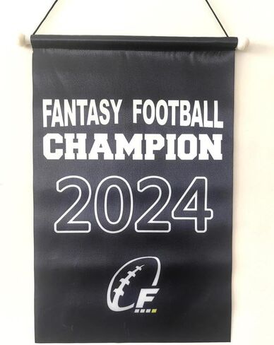 Fantasy Football Championship Banner Flags Trophy, 8.7 x 13.2 Inch in Saudi Arabia
