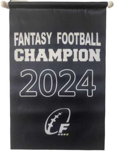 Fantasy Football Championship Banner Flags Trophy, 8.7 x 13.2 Inch in Saudi Arabia