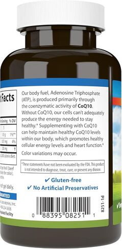 Carlson - Co-Q10, Co-Enzyme Q10, 200 mg, Energy Production & Heart Function, 90 Softgels in Saudi Arabia