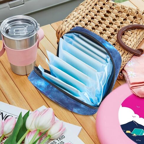 1 Pcs Sanitary Napkin Storage Bags Menstrual Cup Pouch Tampon Bags Portable Menstrual Pads Bags Tampon Storage Pouch for Women Girls Feminine Care, Butterfly in Saudi Arabia