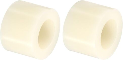 PATIKIL M8 Round Spacer Washer, 12 Pack Nylon 8.2mm ID x 14mm OD x 20mm L for M8 Screws Block 3D Printer TV Wall Mounting Electrical Outlet, Beige in Saudi Arabia