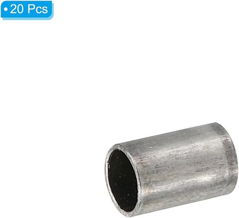 PATIKIL M5 Steel Spacers, 20 Pcs Metal Spacers Steel 5mm ID x 6mm OD x 8mm L Carbon Steel Spacer Screw Standoff Round for 1/5in or M5 Screw Bolts in Saudi Arabia