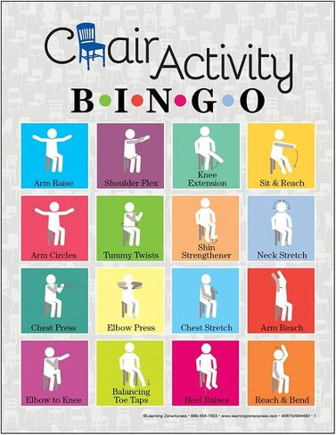 Learning Zone Chair Activity Bingo in Saudi Arabia