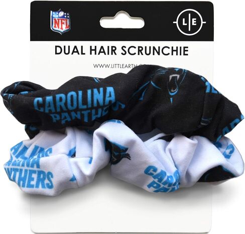 ربطة شعر نسائية من Littlearth NFL Carolina Panthers ذات شعر مزدوج، لون الفريق، مقاس واحد، (300707-PANT) in Saudi Arabia