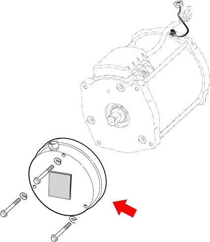 10L0L Upgrade Fits EZGO RXV Golf Cart Motor Brake, High Performance Motor Brake Replace OEM Part# 610065 605867 RXV Series Carts 2008 & UP - RXV, Freedom, Shuttle 2+2, Elite, Golf Car in Saudi Arabia