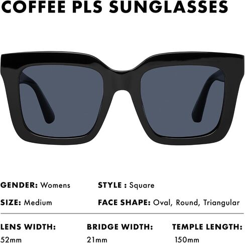 Prive Revaux Coffee Pls Sunglasses – Handcrafted, Scratch & Impact Resistant Lenses with 100% UV Protection – For Women in Saudi Arabia