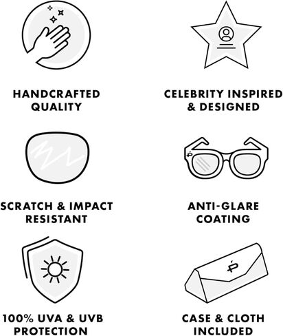 Prive Revaux Coffee Pls Sunglasses – Handcrafted, Scratch & Impact Resistant Lenses with 100% UV Protection – For Women in Saudi Arabia
