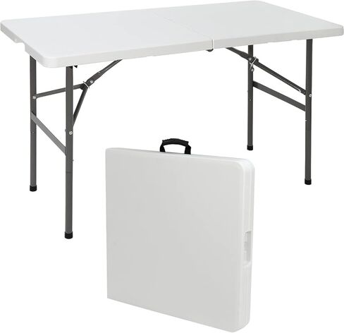 SIMPLI-MAGIC 79579 Foldable Table, 4 Feet, White in Saudi Arabia