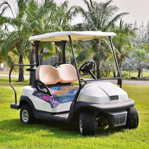 أغطية مقاعد عربة الجولف KKUYT، أغطية مقاعد EZGO، بطانية مقعد عربة الجولف من الألياف الدقيقة، منشفة مقعد عربة الجولف العالمية مقاس 55 × 32 بوصة، تناسب معظم سيارات نادي EZGO ومقاعد لشخصين (النمط 1) in Kuwait