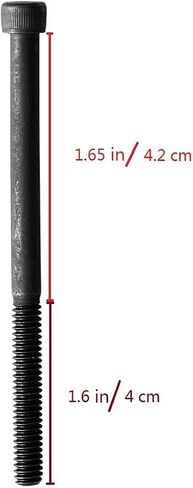 برغي غطاء رأس المقبس، 1/4-20 × 4 بوصة، سبائك فولاذية، أكسيد أسود، خيط خشن بمقبس سداسي، مسمار ألين سداسي 1/4 بوصة، الطول: 4 بوصة، خيط كامل (الكمية: 10) in Kuwait