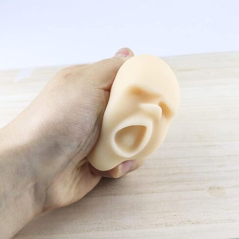 4 قطعة/المجموعة/مجموعة كرة وجه بشرية مضادة للإجهاد بتصميم ياباني كاومارو in Kuwait