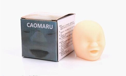 4 قطعة/المجموعة/مجموعة كرة وجه بشرية مضادة للإجهاد بتصميم ياباني كاومارو in Kuwait