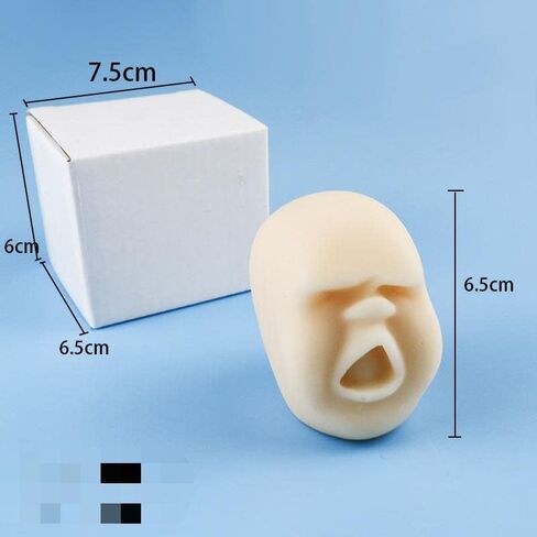 4 قطعة/المجموعة/مجموعة كرة وجه بشرية مضادة للإجهاد بتصميم ياباني كاومارو in Kuwait