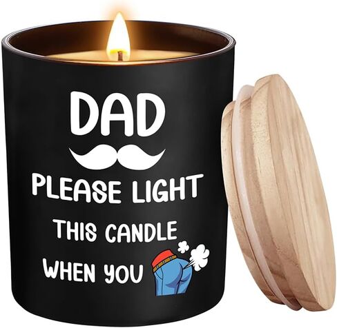 Fathers Day Funny Dad Candle Gifts for Dad on from Daughter 8oz Dad's Lavender Candle Best Dad Gifts for Fathers Day Candle Christmas Birthday Present for Father from Son New Dad Gift Ideas in Saudi Arabia