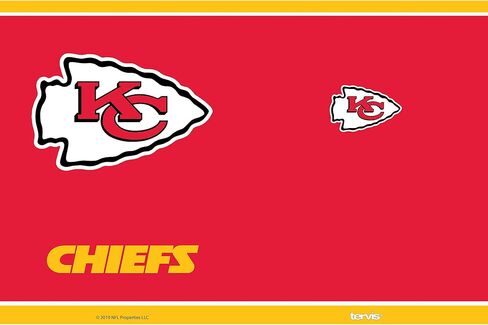كوب Tervis ذو الجدران الثلاثية NFL Kansas City Chiefs المعزول يحافظ على المشروبات باردة وساخنة، 30oz - الفولاذ المقاوم للصدأ، Touchdown in Kuwait