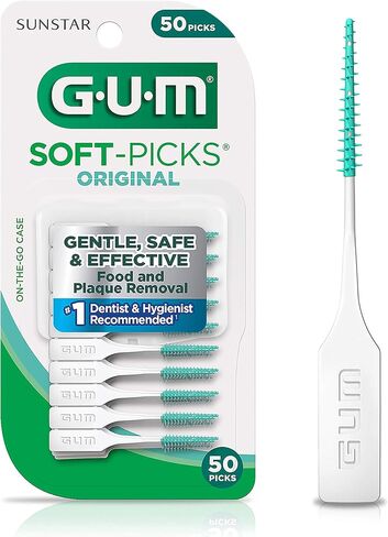 GUM-6323R Soft-Picks Original Dental Picks, 50 Count (Pack of 6) in Saudi Arabia