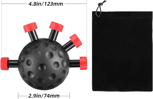 Hand Grip Strengthener, Finger Strengthener Finger Exerciser Ball, Finger Trainer Exercise Five Finger, Hand Strengthener Workout Equipment for Climbing, Musician and Balls Games in Saudi Arabia