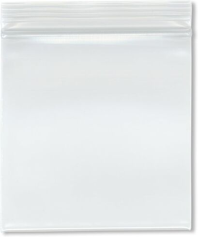 Plymor 4" x 4" (Pack of 100), 8 Mil Extra Thick Heavy Duty Zipper Reclosable Plastic Bags in Saudi Arabia