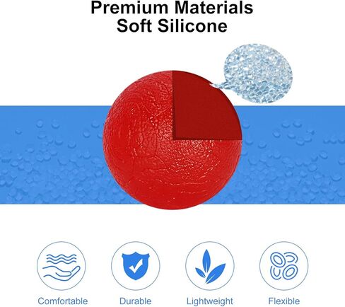 supregear Hand Exercise Ball, Squeeze Exercise Stress Balls Hand Grip Strength Trainer for Fingers, Hands Therapy/Exercise, Carpal Tunnel, Grip Strength and Stress Relief in Kuwait