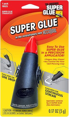 Super Glue - Accutool Precision Applicator - 5 Gram - (Pack of 12) in Kuwait
