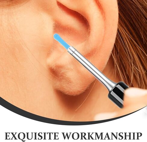 أطراف تنظيف الأذن من السيليكون من مينكيسي - 15 قطعة من غطاء ملعقة الأذن وغطاء منتقي شمع الأذن، أطراف إزالة شمع الأذن، ملحق ناعم وسهل التنظيف ومزيل شمع الأذن in Kuwait