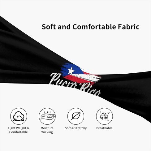 Cute Flag Headbands for Men Women Sports Workout Sport Headband Breathable Sweatbands for Exercise Running Gym Supplies in Saudi Arabia