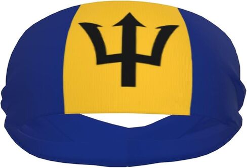 Cute Flag Headbands for Men Women Sports Workout Sport Headband Breathable Sweatbands for Exercise Running Gym Supplies in Saudi Arabia