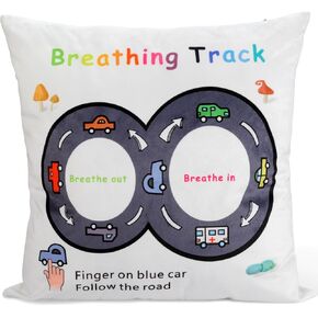 Classroom Must Haves Throw Pillow Covers Set of 2 - Calming Corner School Counselor Office Mental Health Pillow Decor Calm Down Corner Items for Home Kids Dutch Velvet 18x18 Inch
