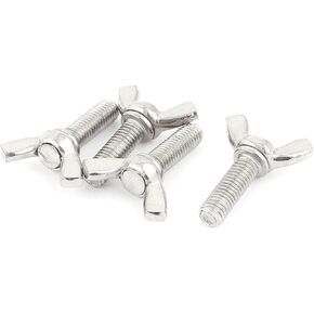 uxcell M8x25mm 304 Stainless Steel Butterfly Wing Screws Bolt Wingbolt 4pcs