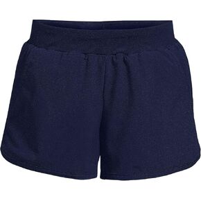 Lands' End Big Girls UPF 50 Quick Dry Beach Swim Shorts, Medium, Deep Sea Navy in Saudi Arabia