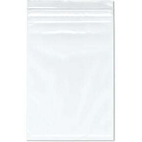 Plymor 8" x 12" (Pack of 100), 4 Mil Heavy Duty Zipper Reclosable Plastic Bags