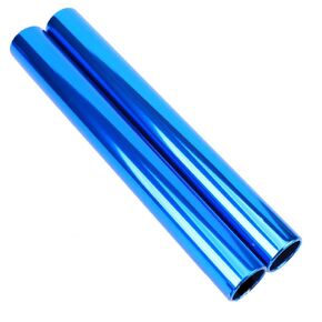 2Pcs Aluminum Relay Batons Track and Field Relay Batons Professional Relay Teams Batons Running Competition Baton for Race Running and Outdoor Sports Tools, Blue