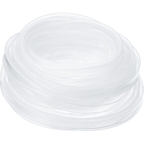 PATIKIL 16.4ft Silicone Tube Sleeve, Flat Flexible IP67 Waterproof Protection Cover Fit 3528/2835/3014 8mm Wide Non-Weatherproof LED Strip, Clear