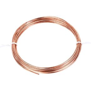 uxcell Refrigeration Tubing 9/128" OD 1/32" ID 16Ft Length Copper Tubing Coil