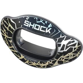 Shock Doctor 39-BLKSTT Interchange Mouthguard BLK SLVR Shattered OSFA-OSFA