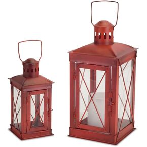 فانوس أحمر من ميلروز إنترناشيونال، مجموعة من قطعتين in Kuwait