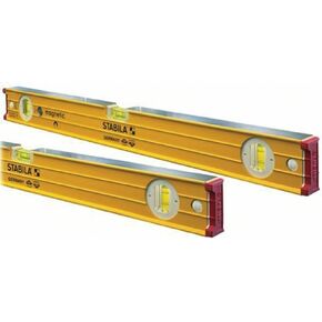 Stabila 38532 Magnetic Jamber Set (38678-78-Inch & 38632-32-Inch), High Strength Frame, Accuracy Certified Professional Level, Yellow, Pack of 1 in Kuwait