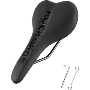 ROCKBROS Bike Seat Bicycle Seat Comfortable Gel Bicycle Saddle for Men and Women Waterproof Bike Saddle Exercise Bike Seat for BMX, MTB & Road Bike